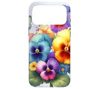 Pensées Multicolores et Papillons délicats Formes Mania Coque pour iPhone 17 Pro Max