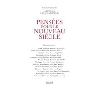 Pensees pour le nouveau siecle - Aliocha Wald Lasowski - Fayard - broché - Essai
