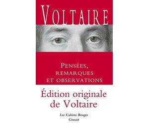 Pensées, remarques et observations - Inédit: Les Cahiers Rouges