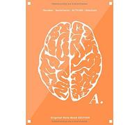 Pensées - Sentiments - Actions - Résultats: Carnet De Notes 100 Pages Lignes De Pointillés À Vous De Remplir Actions Original Note Book Edition Orange