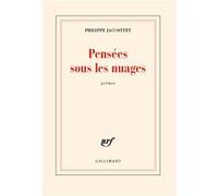 Philippe Jaccottet – Pensées sous les nuages – Poèmes – Broché