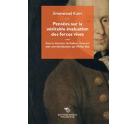 Pensées sur la véritable évaluation des forces vives - Emmanuel Kant - Mimesis - broché - Essai
