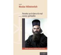 Pensées Sur Le Bien Et Sur Le Mal - Suivi De Leçons Spirituel