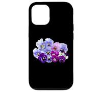 Pensées Violettes et Bleues pour Les Amateurs de pensées Coque pour iPhone 12/12 Pro