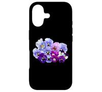 Pensées Violettes et Bleues pour Les Amateurs de pensées Coque pour iPhone 17