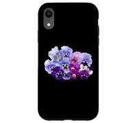 Pensées Violettes et Bleues pour Les Amateurs de pensées Coque pour iPhone XR