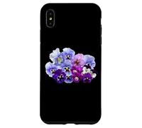 Pensées Violettes et Bleues pour Les Amateurs de pensées Coque pour iPhone XS Max