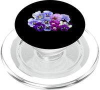Pensées Violettes et Bleues pour Les Amateurs de pensées PopSockets PopGrip pour MagSafe