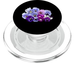Pensées Violettes et Bleues pour Les Amateurs de pensées PopSockets PopGrip pour MagSafe