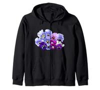 Pensées Violettes et Bleues pour Les Amateurs de pensées Sweat à Capuche