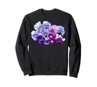 Pensées Violettes et Bleues pour Les Amateurs de pensées Sweatshirt