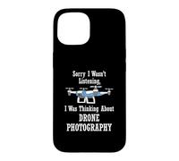 Penser à la Photographie Drone Photographe Hobby Coque pour iPhone 15