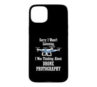Penser à la Photographie Drone Photographe Hobby Coque pour iPhone 15 Plus