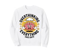 Penser à l'anxiété S'inquiéter Introverti Shy Overthink Sweatshirt