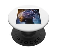 Penser à l'anxiété Sociale Introverti Socialement maladroit PopSockets PopGrip Adhésif