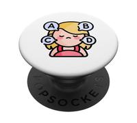 Penser à l'anxiété Sociale Introverti Socialement maladroit PopSockets PopGrip Adhésif
