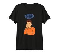 Penser à l'anxiété Sociale Introverti Socialement maladroit T-Shirt Haut de Gamme