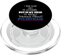 Penser à PulseChain Biggest Crypto Airdrop PulseChain PopSockets PopGrip pour MagSafe
