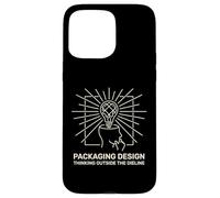 Penser au-delà de Dieline Structural Packaging Designer Coque pour iPhone 15 Pro Max