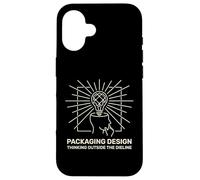 Penser au-delà de Dieline Structural Packaging Designer Coque pour iPhone 16