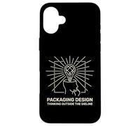Penser au-delà de Dieline Structural Packaging Designer Coque pour iPhone 16 Plus