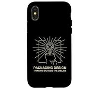 Penser au-delà de Dieline Structural Packaging Designer Coque pour iPhone X/XS