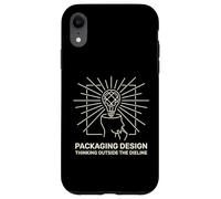 Penser au-delà de Dieline Structural Packaging Designer Coque pour iPhone XR