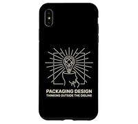 Penser au-delà de Dieline Structural Packaging Designer Coque pour iPhone XS Max