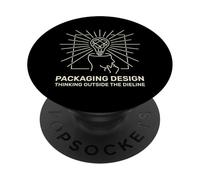Penser au-delà de Dieline Structural Packaging Designer PopSockets PopGrip Adhésif