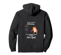 Penser au Disc Golf Citation ironique Sweat à Capuche