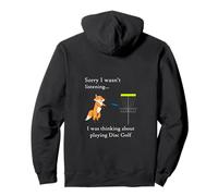 Penser au Disc Golf Cool Hobby Sports Sweat à Capuche