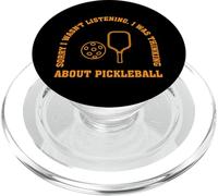 Penser au Pickleball Funny Hobby Sports PopSockets PopGrip pour MagSafe