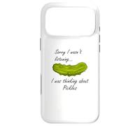 Penser aux cornichons Amateur de Nourriture Concombre Coque pour iPhone 17 Pro Max