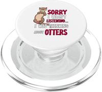 Penser aux loutres Animal Sauvage Loutre de mer PopSockets PopGrip pour MagSafe
