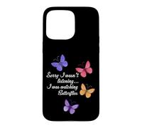 Penser aux Papillons Cute Nature Wildlife Coque pour iPhone 15 Pro Max