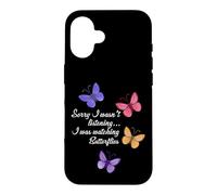 Penser aux Papillons Cute Nature Wildlife Coque pour iPhone 16