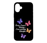 Penser aux Papillons Cute Nature Wildlife Coque pour iPhone 16 Plus