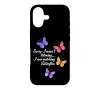 Penser aux Papillons Cute Nature Wildlife Coque pour iPhone 17