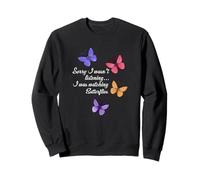 Penser aux Papillons Cute Nature Wildlife Sweatshirt