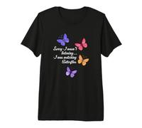 Penser aux Papillons Cute Nature Wildlife T-Shirt Haut de Gamme