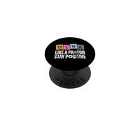 Penser comme Un Proton, Rester Positif, Science, Humour, Chimie PopSockets PopGrip Adhésif