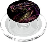 Penser Dragon Lover Beautiful Purple Fun Fantasy Art Cool PopSockets PopGrip pour MagSafe