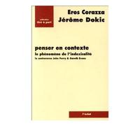 Penser en contexte - le phenomene de l'indexicalite - le phénomène de l'indexicalité - Eros Corazza - Eclat Eds De L' - Livre