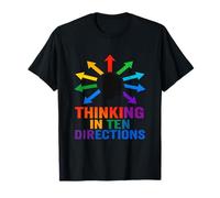 Penser en dix Directions | Neurodivergent Brain Rainbow T-Shirt