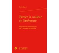 Penser La Couleur En Littérature - Explorations Romanesques Des Lumières Au Réalisme