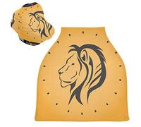 Penser Le Temps Du Lion Housse de Canopée de Siège de Voiture pour Poussette Bébé Dais Siège-Auto Couverture D'Allaitement Pare-Soleil Respirant Extensible pour Garçons Filles