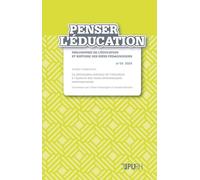 Penser l'education, no 54. la philosophie politique de l'education, a l'epreuve des crises democrati