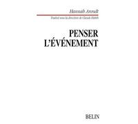 Penser l'événement