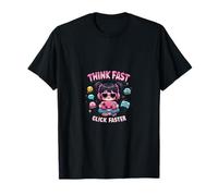 Penser Rapide Clic Rapide Chibi Amusant T-Shirt
