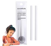 Penser Stylo - Crayon De Gomme D'étudiant, Outil De Papeterie De Type Push | Eraser D'étude Rechargeable Propre Pour La Correction Des Devoirs Scolaires, Outil Compact Et Effacement Précis Pour Les Ca